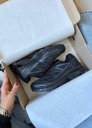 Кроссовки salomon s/lab xt-6 triple black 9
