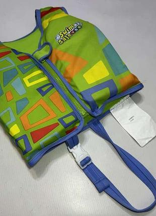 Спасательный жилет, для плавания, детский, bestway swim safe abc, на 3-6 лет, 19-30 кг