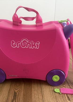 Валіза для дівчаток trunki рожева