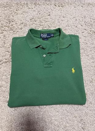 Поло чоловіче polo ralph lauren зелене
