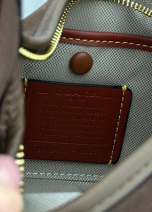 Сумка coach juliet shoulder bag brown suede 10