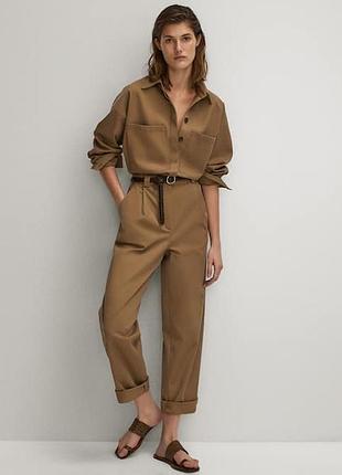 Брючний комбінезон жіночий massimo dutti коричневий