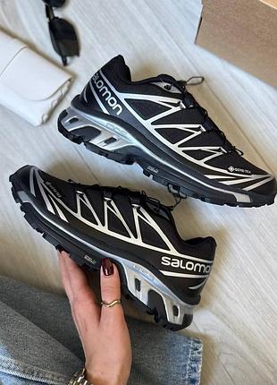 Кросівки salomon xt-6 gore-tex black/silver