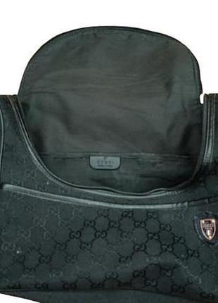 Черная сумка gucci (модель мессенджер / сумка для мамы) 2