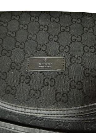 Черная сумка gucci (модель мессенджер / сумка для мамы) 8