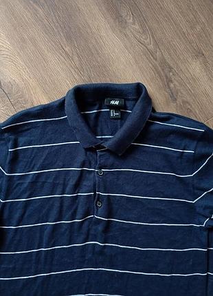 Брендовая футболка поло h&amp;m. 4