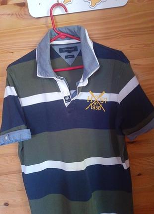 Поло чоловіче tommy hilfiger у смужку