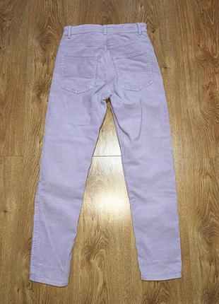 Брюки вельветовые мом pull & bear 3