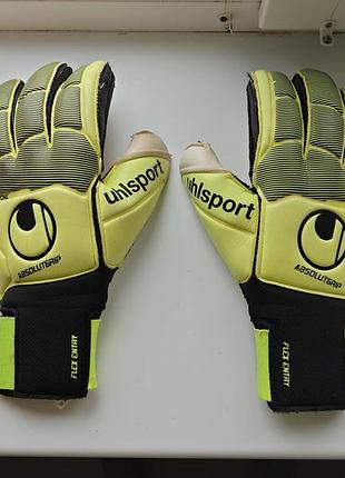 Uhlsport absolutgrip flex frame варежки футбольные голкиперские