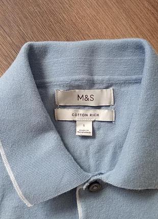 Брендова футболка поло m&s. 6