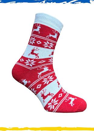 Носки новогодние махровые. носки на подарок. новогодние носки. 36-40
