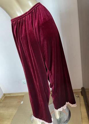 Бархатная пижама- батал/3xl/ 6