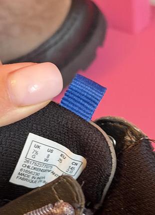 Дитячі шкіряні черевики clarks 3