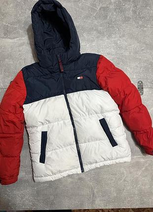 Фірмова зимова куртка пуфер tommy hilfiger