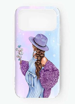 Чохол на iphone 17 pro max в очікуванні хлопчика (принт 222)