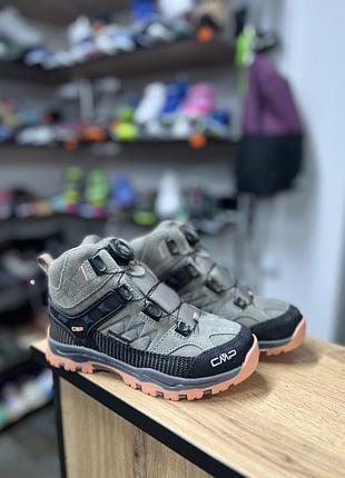 Черевики дитячі зимові cmp waterproof сірі розмір 31