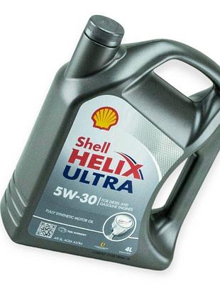 Масло моторное shell 5w-30 helix ultra 4л
