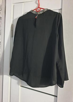 Блузка шовкова zara 2