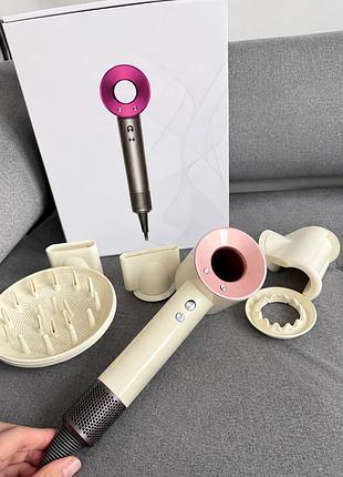 Фен для волосся в стилі dyson (1600 вт, іонізація) + 5 насадок