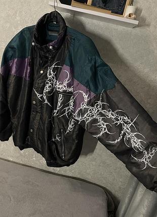 Куртка бомбер y2k custom opium 2