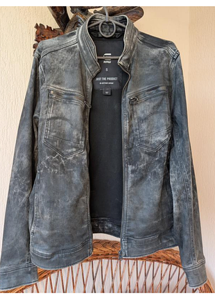 Воскована джинсова куртка g-star raw