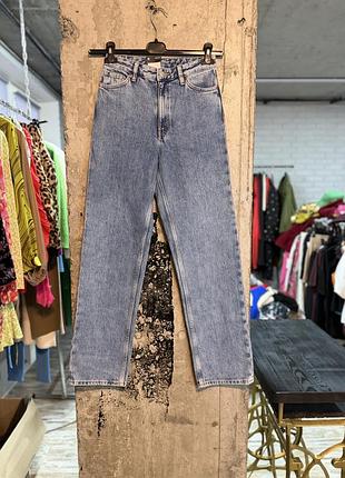 Джинси straight leg high waist