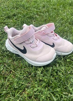 Кросівки для дівчаток nike рожеві, розмір 25