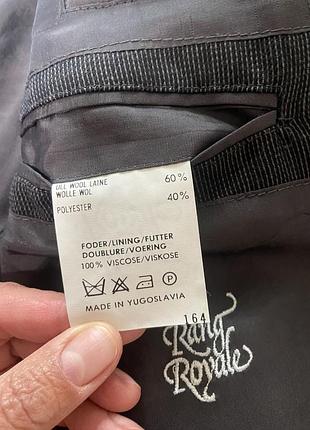 Піджак  сірий  60% вовна m l 5