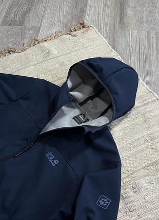 Куртка чоловіча jack wolfskin softshell синя 4