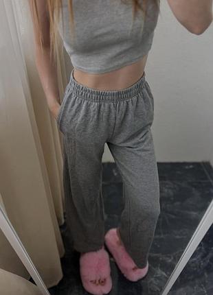 Жіночі спортивні штани h&m сірі базові xs