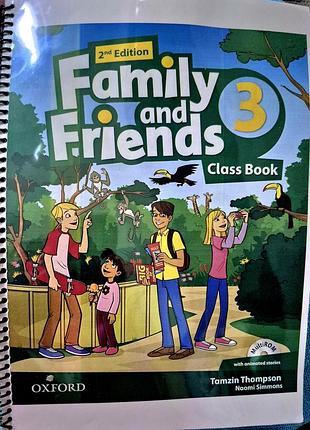 Учебник по английскому языку family and friends 3: class book (2nd edition),