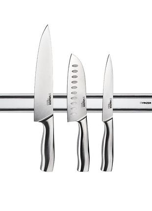 Набор ножей vinzer master 4 предмета на планке 50108