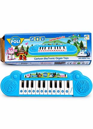 Дитячий орган піаніно «robocar poli» 6889