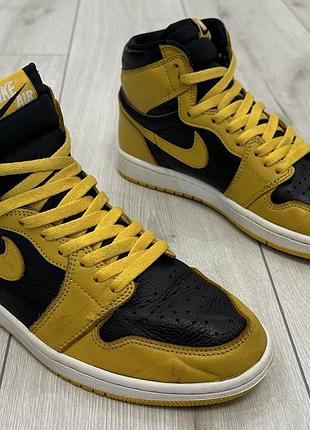Мужские кроссовки nike air jordan 1 retro high og pollen (26,5 см)