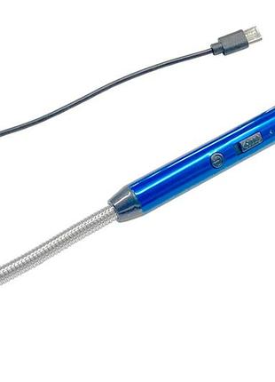 Зажигалка импульсная плазменная arc bbq 260мм usb гибкий носик (at-9058)