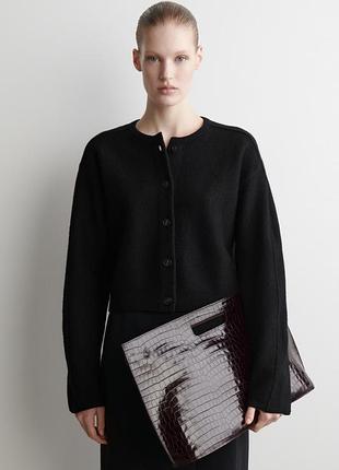 Кардиган жіночий cos boiled-wool cardigan / м