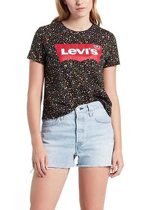 Футболка levi’s у квітки жіноча