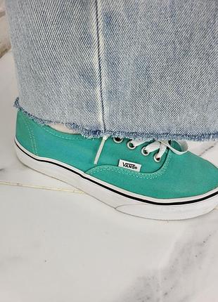 Кеди жіночі vans бірюзові, розмір 36, довжина устілки 22,5 см