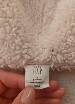 Кофта для дівчинки gap утеплена, сіра, 5-6 років 3