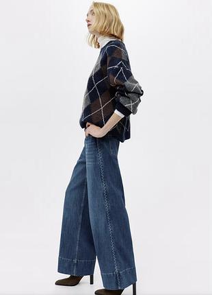 Джинси жіночі h&m сині широкі 46/50-52