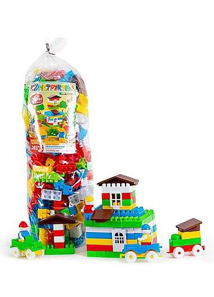 Конструктор bamsblock №4 230 деталей виниловый тубус бамсик 115/5