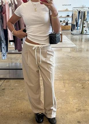Штани бежеві zara