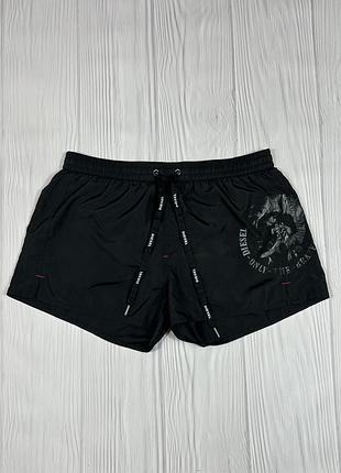 Diesel beachwear big logo indian красиві шорти плавки для басейну пляжу розмір м