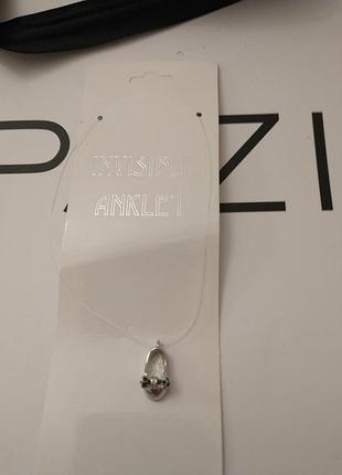 Браслет на ногу invisible anklet