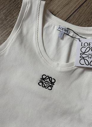 Топ жіночий loewe білий 2