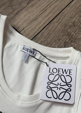 Топ жіночий loewe білий 4