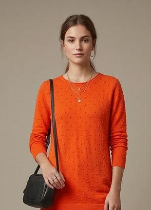 Актуальный оранжевый свитерик 17&amp;co, яркий свитер