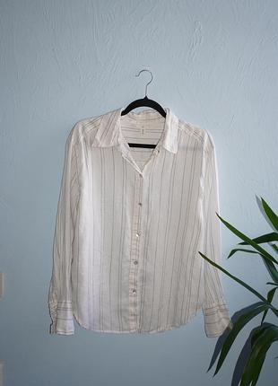 Жіноча лляна сорочка h&m