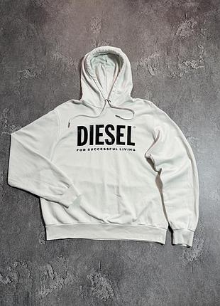 Кофта худі diesel xl розмір оригінал стан дуже хороший біла чоловіча