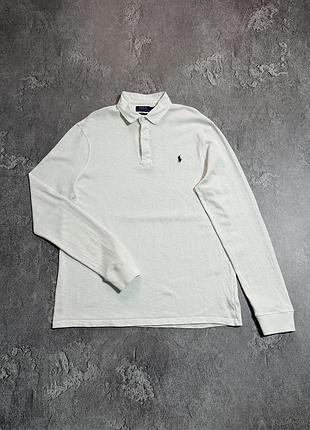 Поло з довгим рукавом polo ralph lauren l розмір оригінал стан ідеал біле чоловіче